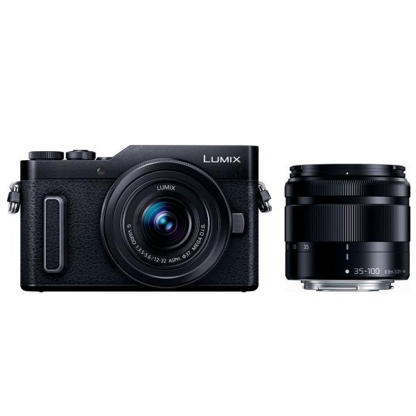 パナソニック LUMIX DC-GF10WA-K ダブルズームキット ブラック デジタル一眼カメラ ...