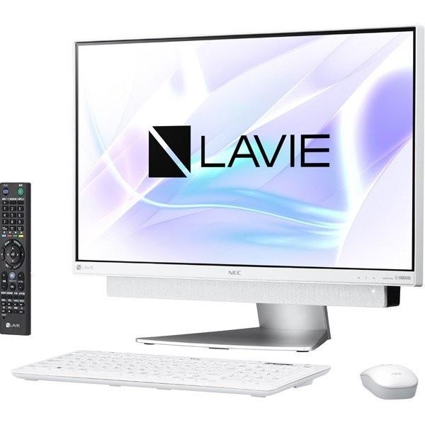 NEC PC-DA770KAW 23.8型ワイド Core i7-8550U HDD3TB ブルーレ...