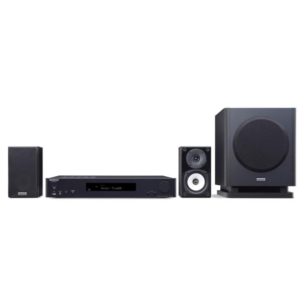 ONKYO BASE-V60 B シネマパッケージ 2.1ch ハイレゾ音源対応 4K対応 AirP...