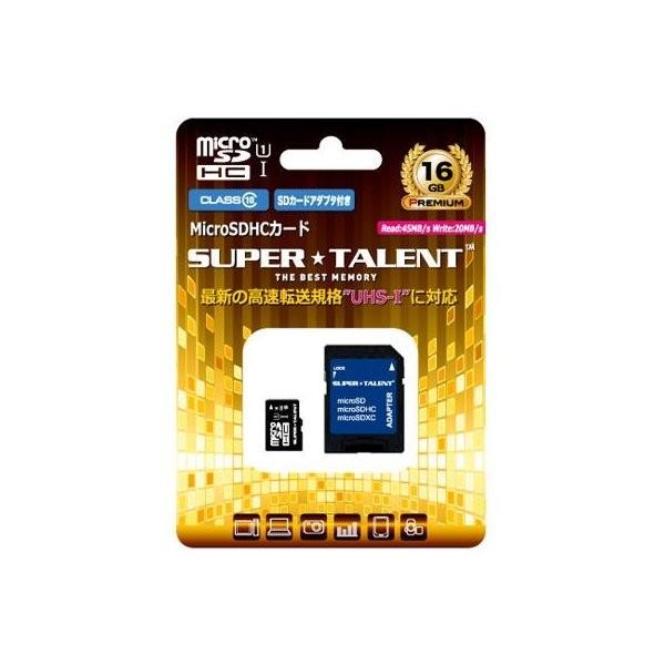 SUPER TALENT スーパータレント microSDカード microSDHCカード ST16...