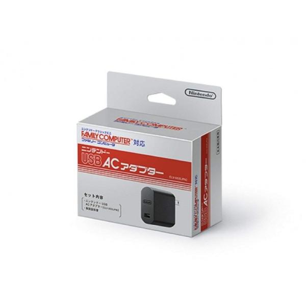 任天堂 Nintendo ニンテンドーUSB ACアダプター ファミリーコンピュータ柄パッケージ 新...