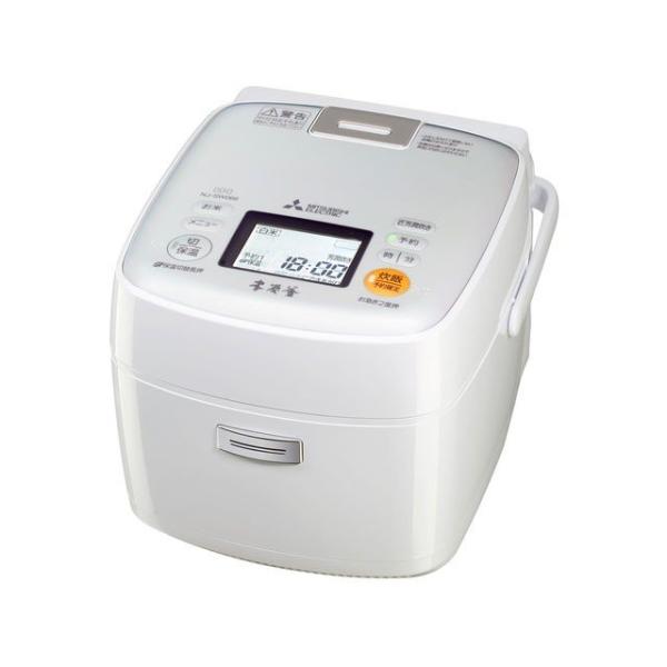 三菱電機 MITSUBISHI IHジャー炊飯器 本炭釜 NJ-SW066-W ピュアホワイト 新品...