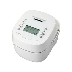 東芝 TOSHIBA RC-10VST W真空圧力IHジャー炊飯器 炎匠炊き 鍛造かまど銅釜 5.5...