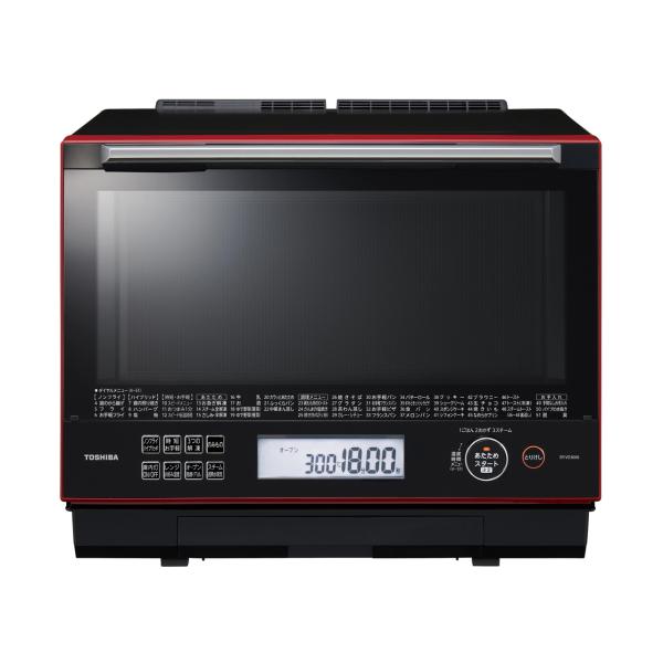 東芝 ER-VD3000(R) 過熱水蒸気オーブンレンジ 石窯ドーム スタンダードモデル 30L グ...