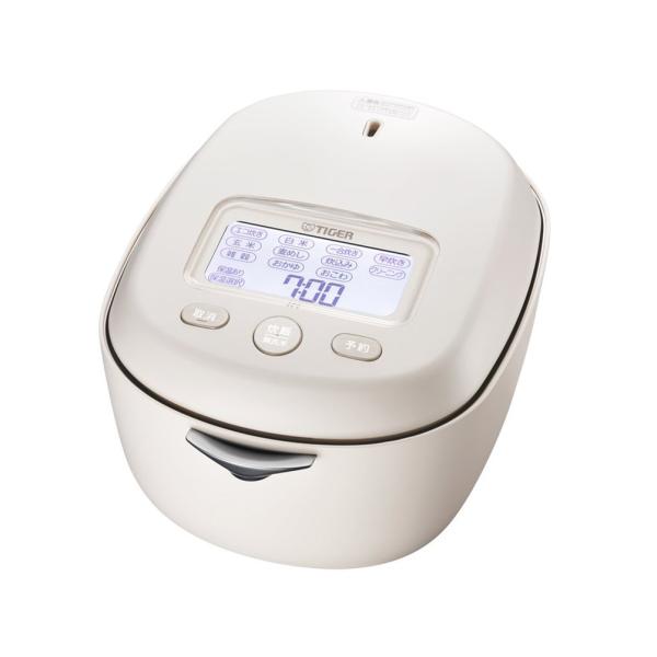 TIGER JRX-G100WG 土鍋圧力IHジャー炊飯器 炊きたて 土鍋ご泡火炊き 本土鍋 5.5...
