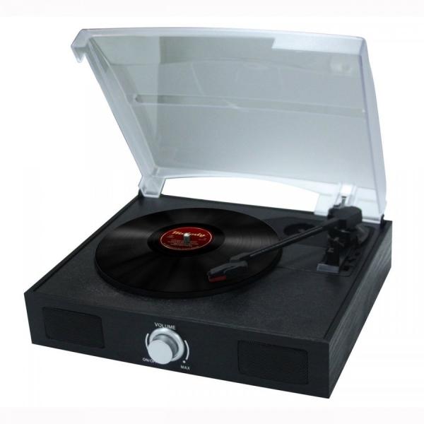 ファイブアンドファイブ レコードプレーヤー ステレオスピーカー内蔵 LP EP盤対応 FF-5578...