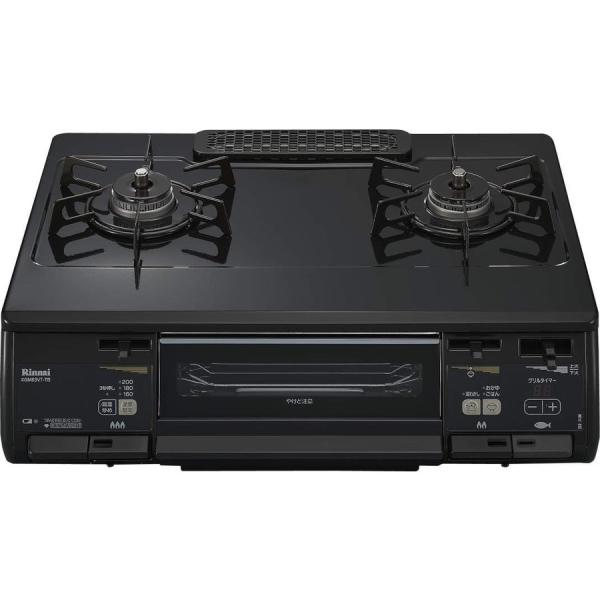リンナイ Rinnai KGM63VT-TBL 13A ガステーブル 都市ガス（13A）用 左強火タ...