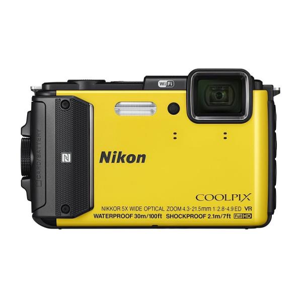 ニコン Nikon デジタルカメラ 防水機能 COOLPIX AW130 イエロー 新品 送料無料
