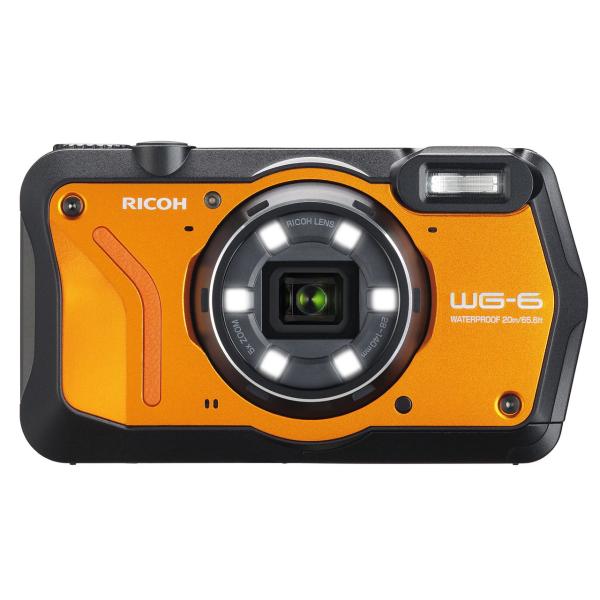 RICOH WG-6 オレンジ コンパクトデジタルカメラ 防水 耐衝撃 新品 送料無料