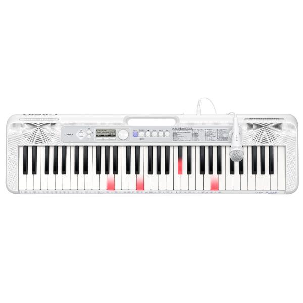 カシオ Casiotone LK-330 光ナビゲーションキーボード 61鍵 ホワイト 新品 送料無...
