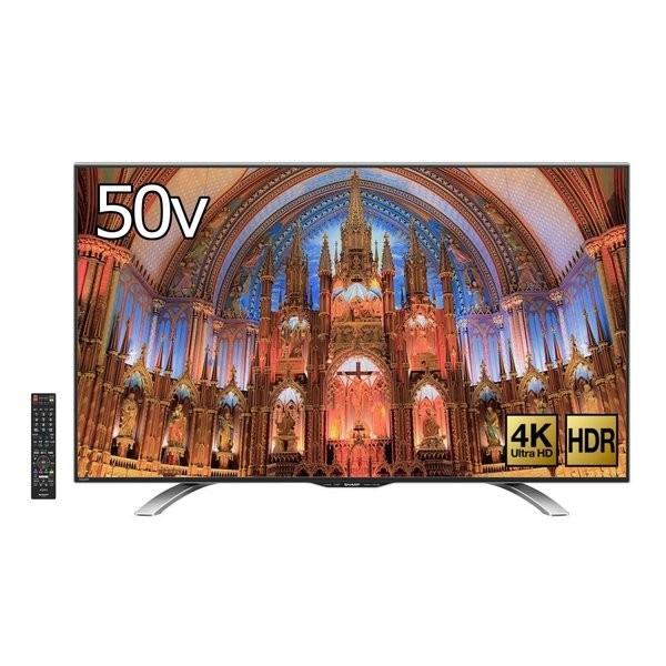 シャープ SHARP 50V型 AQUOS 4K 液晶テレビ リッチカラ―テクノロジー搭載 LC-5...