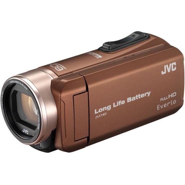 JVC GZ-F200-T Everio ハイビジョンメモリービデオカメラ 32GB ライトブラウン...