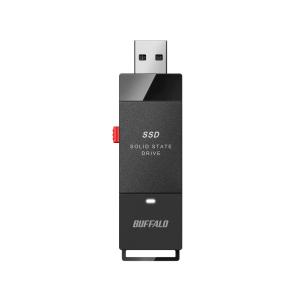 バッファロー SSD-PUT1.0U3-BKA PC TV PS4向けUSB3.2 Gen.1 対応 スティック型SSD 1TB ブラック 新品 送料無料