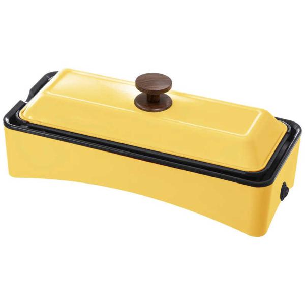 ヤマゼン YYHP-2WAY-Y 2wayスリムホットプレート 平面プレート・たこ焼きプレート付属 ...