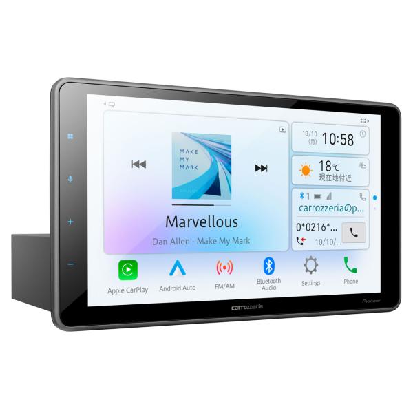 パイオニア DMH-SF500 9V型ワイド SVGA Bluetooth USB チューナーDSP...