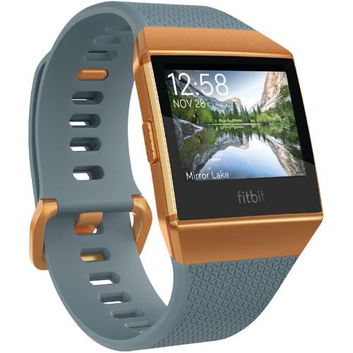 Fitbit FB503CPBU-CJK スマートウォッチ iONIC スレートブルー/バーントオレ...