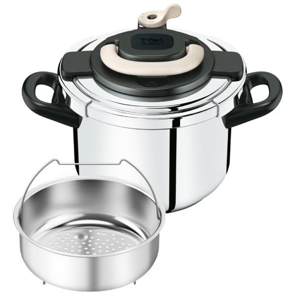 ティファール T-fal P4360731 圧力鍋 クリプソ アーチ アイボリー6.0L 新品 送料...