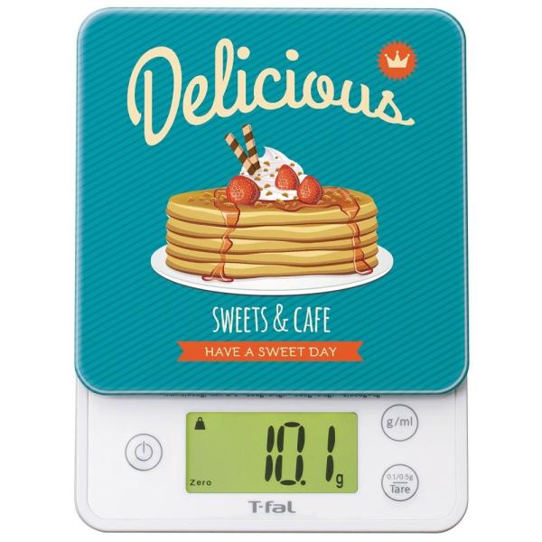 ティファール T-fal はかり キッチンスケール オプティモ パンケーキ柄 BC2114J2 新品...
