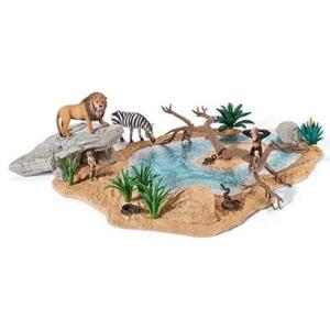 シュライヒ Schleich 42258 動物達の水飲み場セット WILD LIFE 新品 送料無料
