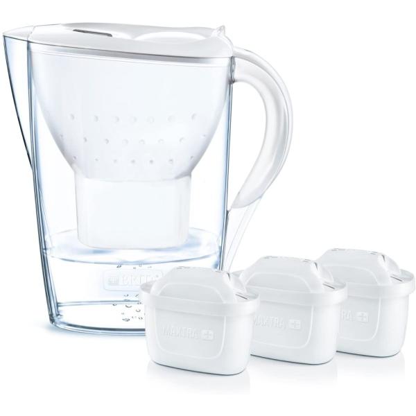ブリタ 浄水器 ポット マレーラ COOL スターター パック マクストラプラス カートリッジ3個付...