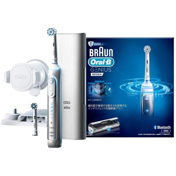 ブラウン D7015256XCTWH オーラルB 電動歯ブラシ ジーニアス9000 ホワイト 新品 ...