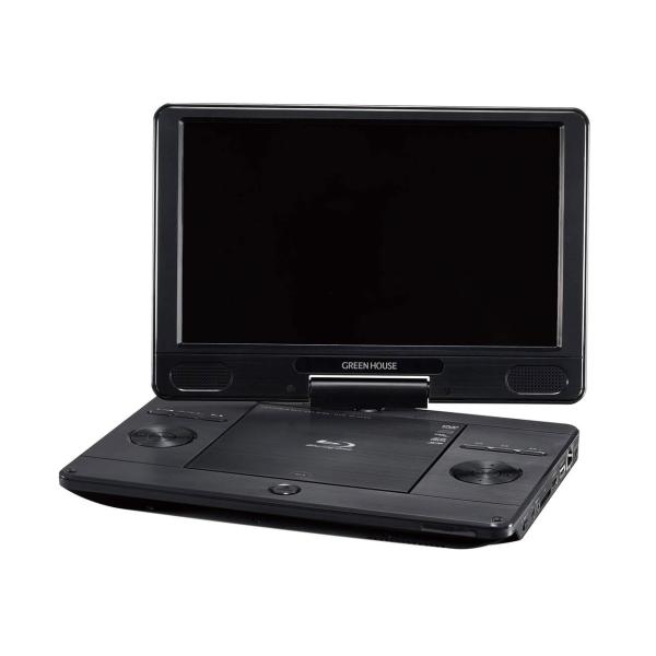 グリーンハウス GH-PBD11AC-BK ポータブルブルーレイプレーヤー 11.4型 ブラック 新...