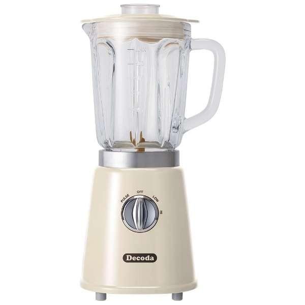 デコーダ Decoda DEC002-BE コンパクトガラスブレンダー 600ml ベージュ 新品 ...