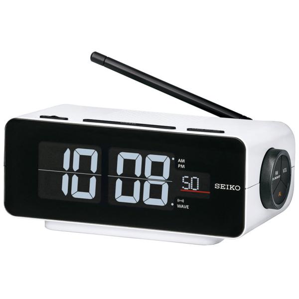 セイコータイムクリエーション DL213W 交流式 デジタル電波目ざまし時計 シリーズC3 ホワイト...
