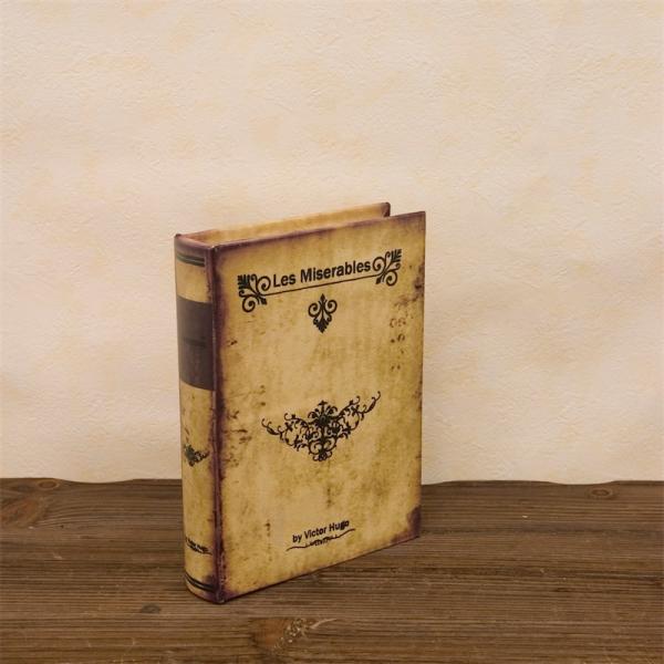 秋月貿易 アンティーク調 ブック型小物入れ Sサイズ Les Miserables 新品 送料無料 ...