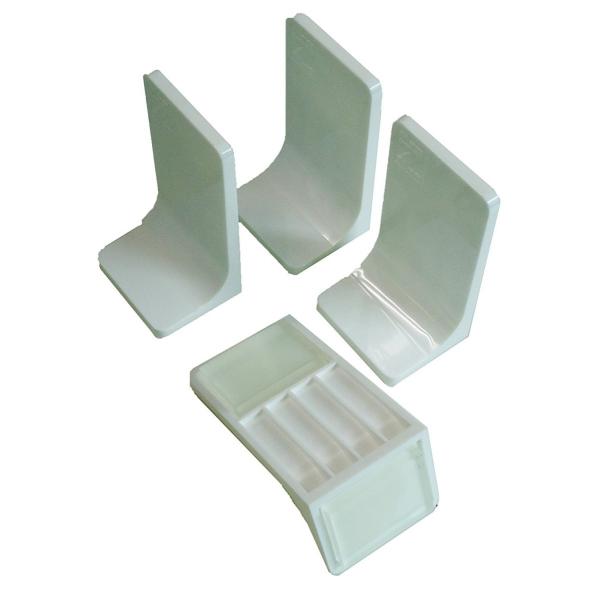 プロセブン L型ストッパー 4個入り ホワイト PSL-N3404W 新品 送料無料