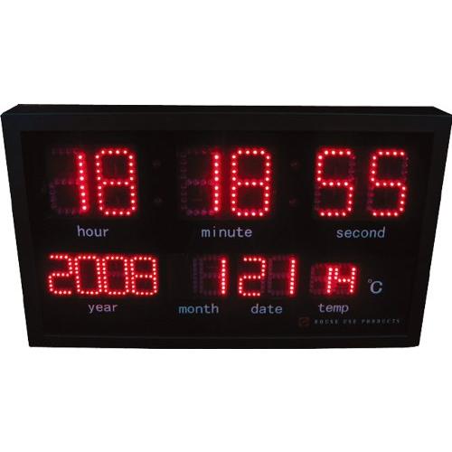 ハウスユーズプロダクツ ACL-114 LED-CLOCK OPTIM オプティム レッド 新品 送...