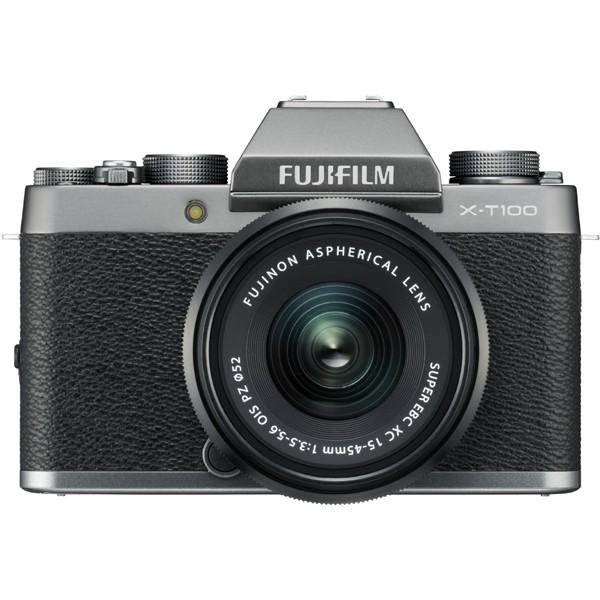 富士フイルム FUJIFILM X-T100 レンズキット ダークシルバー  新品 送料無料