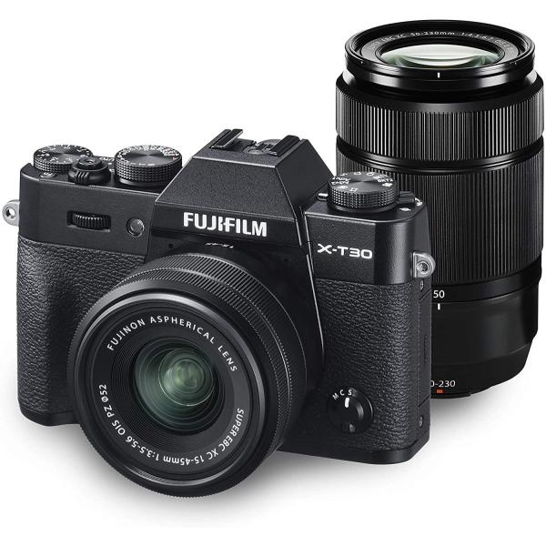 富士フイルム FUJIFILM X-T30 ダブルズームレンズキット ブラック 新品 送料無料