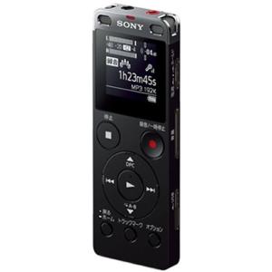 SONY ICD-UX565F BC ICレコーダー 8GBメモリー内蔵 ブラック ワイドFM対応 ...