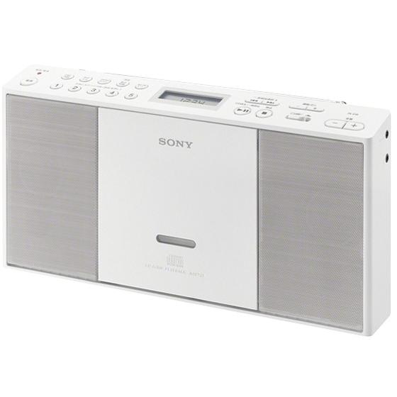 ソニー SONY ZS-E30 W CDラジオ ホワイト ワイドFM対応 新品 送料無料