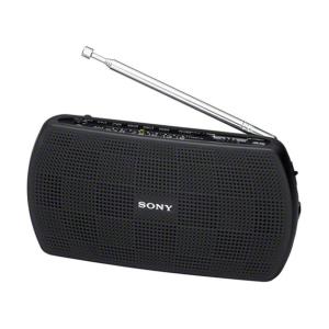 SONY SRF-19 B ポータブルラジオ FMステレオ/AMラジオ ブラック 新品 送料無料