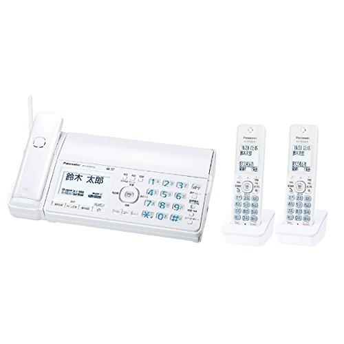 パナソニック Panasonic KX-PZ500DW-W デジタルコードレス普通紙ファクス 子機2...