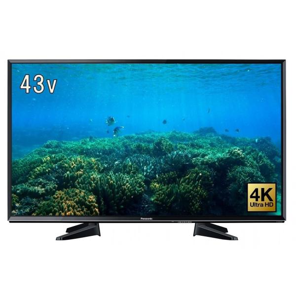 パナソニック Panasonic 43V型 4K 液晶テレビ HDR対応 VIERA TH-43EX...