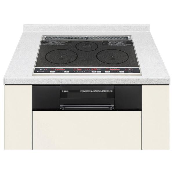 パナソニック KZ-G32AK IHクッキングヒーター ビルトインタイプ 2口IH+ラジエント ブラ...