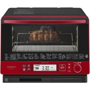 日立  MRO-TW1 R ヘルシーシェフ 過熱水蒸気オーブンレンジ 30L メタリックレッド 新品...