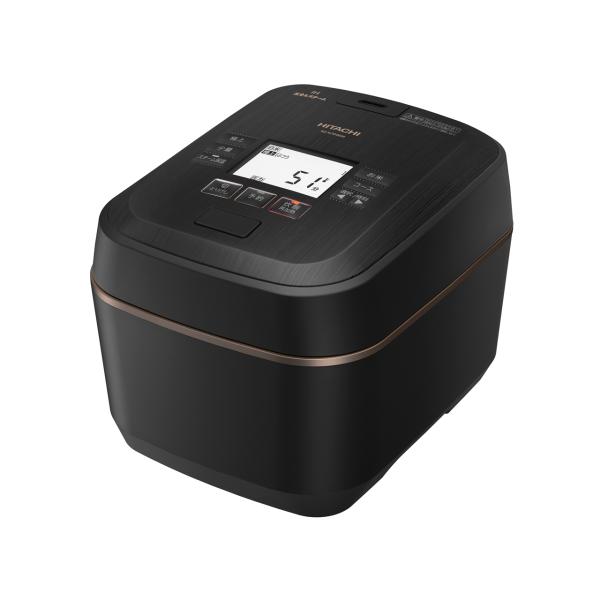 日立 RZ-W100EM K 圧力＆スチームIHジャー炊飯器 ふっくら御膳 5.5合炊き 漆黒 新品...