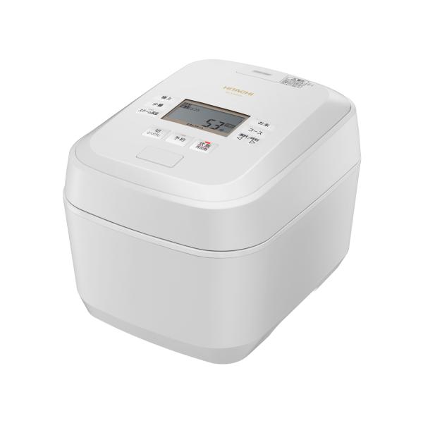日立 RZ-V100GM W 圧力＆スチームIHジャー炊飯器 ふっくら御膳 5.5合炊き フロストホ...