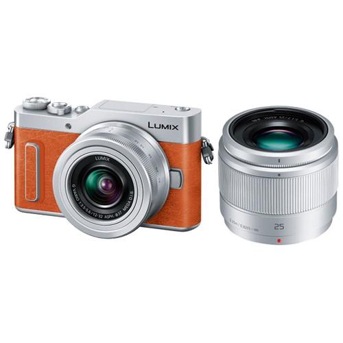 パナソニック Panasonic LUMIX DC-GF10W-D ダブルレンズキット オレンジ  ...
