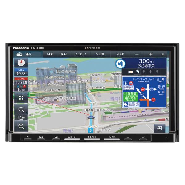 パナソニック CN-HE01D strada カーナビステーション HD液晶搭載 7V型 180mm...