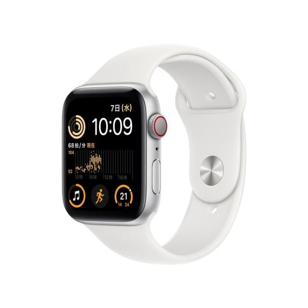 Apple MNQ23J/A Apple Watch SE 第2世代 GPS ＋ Cellularモ...