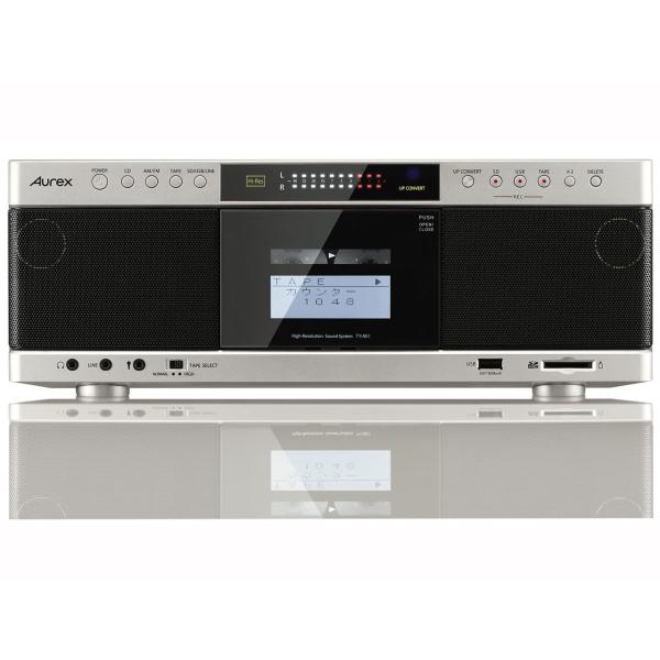 東芝 TY-AK1 N Aurex ハイレゾ対応SD/USB/CDラジオカセットレコーダー サテンゴ...