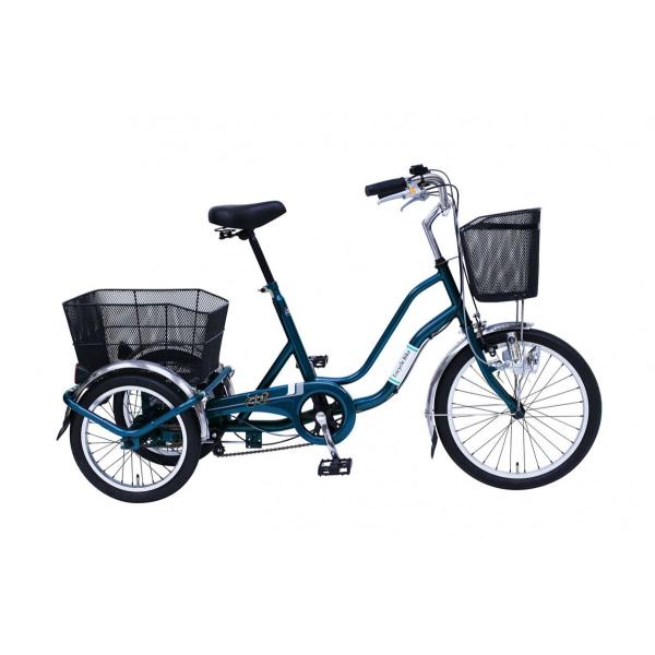 ミムゴ スイングチャーリー2  三輪自転車 ティールグリーン MG-TRW20E 新品 送料無料 メ...