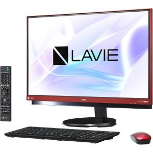 NEC PC-DA770HAR LAVIE Desk All-in-one DA770/HAシリーズ 23.8型ワイド Core i7-7500U メモリ 8GB HDD 3TB Windows10 office ラズベリーレッド 新品 送料無料｜eightloop