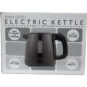 シロカ SEK-208BK 電気ケトル ブラック 新品 送料無料
