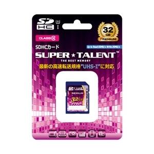 SUPER TALENT スーパータレント SDカード SDHCメモリーカード ST32SU1P 3...